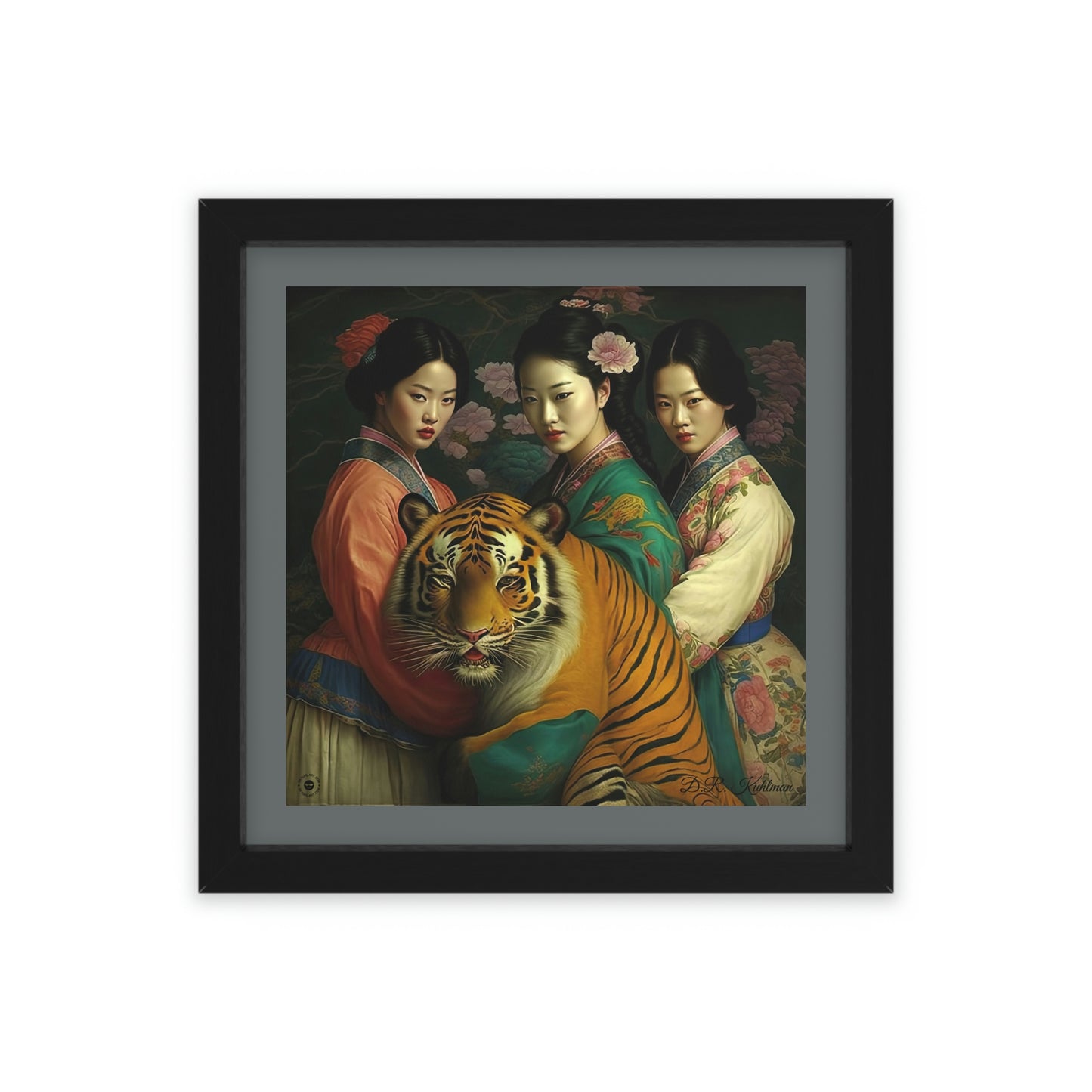 Tiger Girls - Framed Fine Art Print