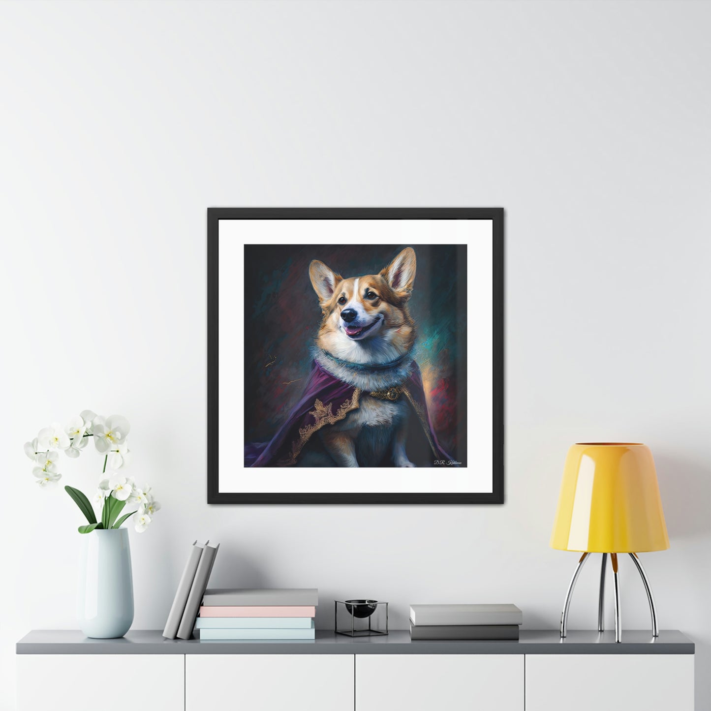 Corgi Royalty - Framed Fine Art Print