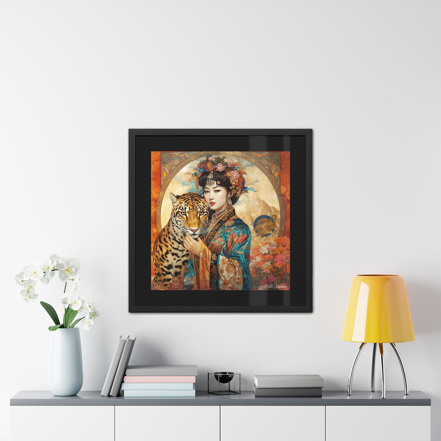 Korean Cat Queen - Framed Fine Art Print