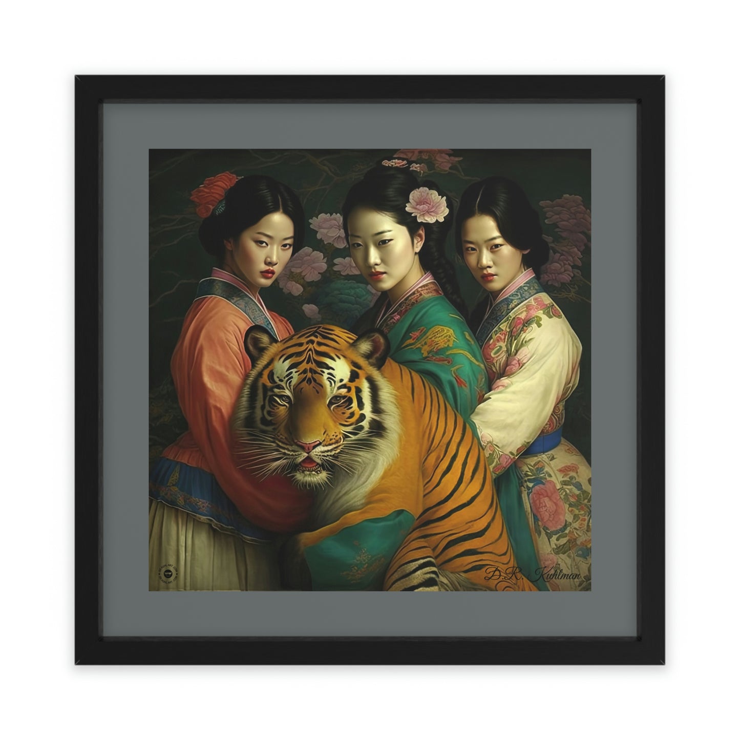 Tiger Girls - Framed Fine Art Print