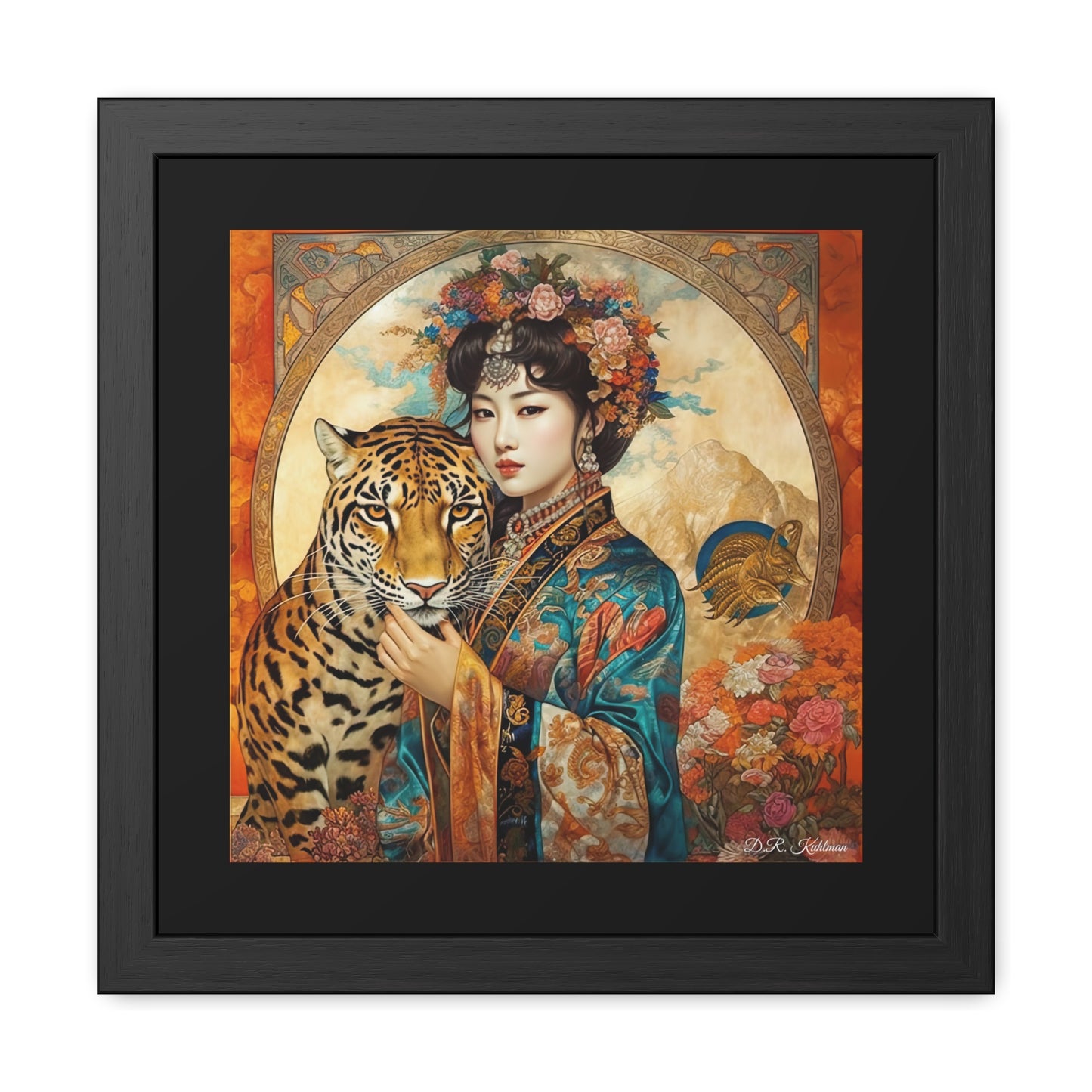 Korean Cat Queen - Framed Fine Art Print