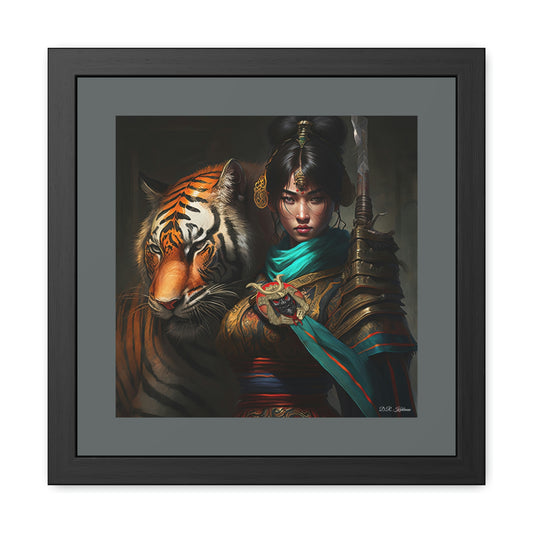 Bengal Tiger Goddess - Framed Fine Art Print