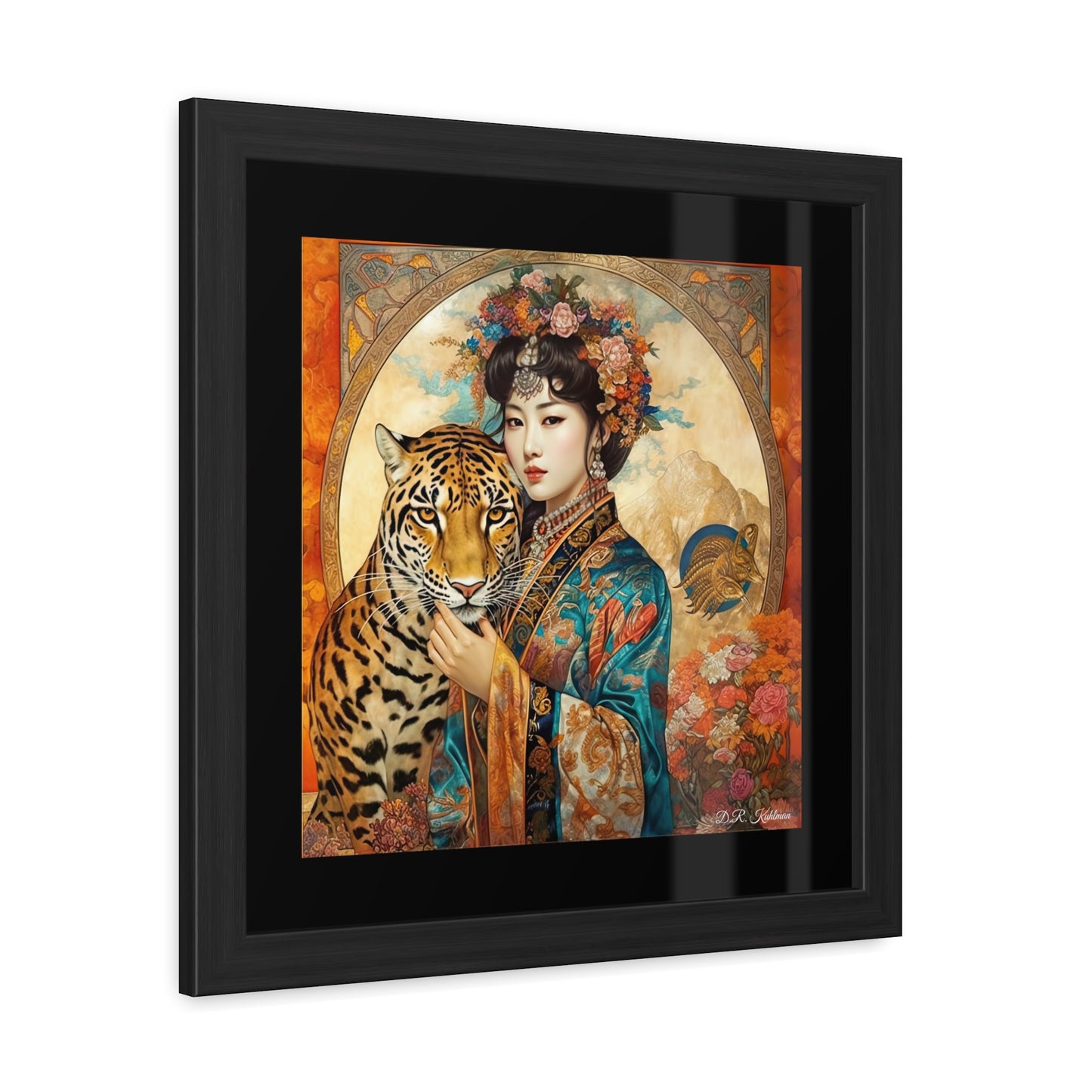 Korean Cat Queen - Framed Fine Art Print