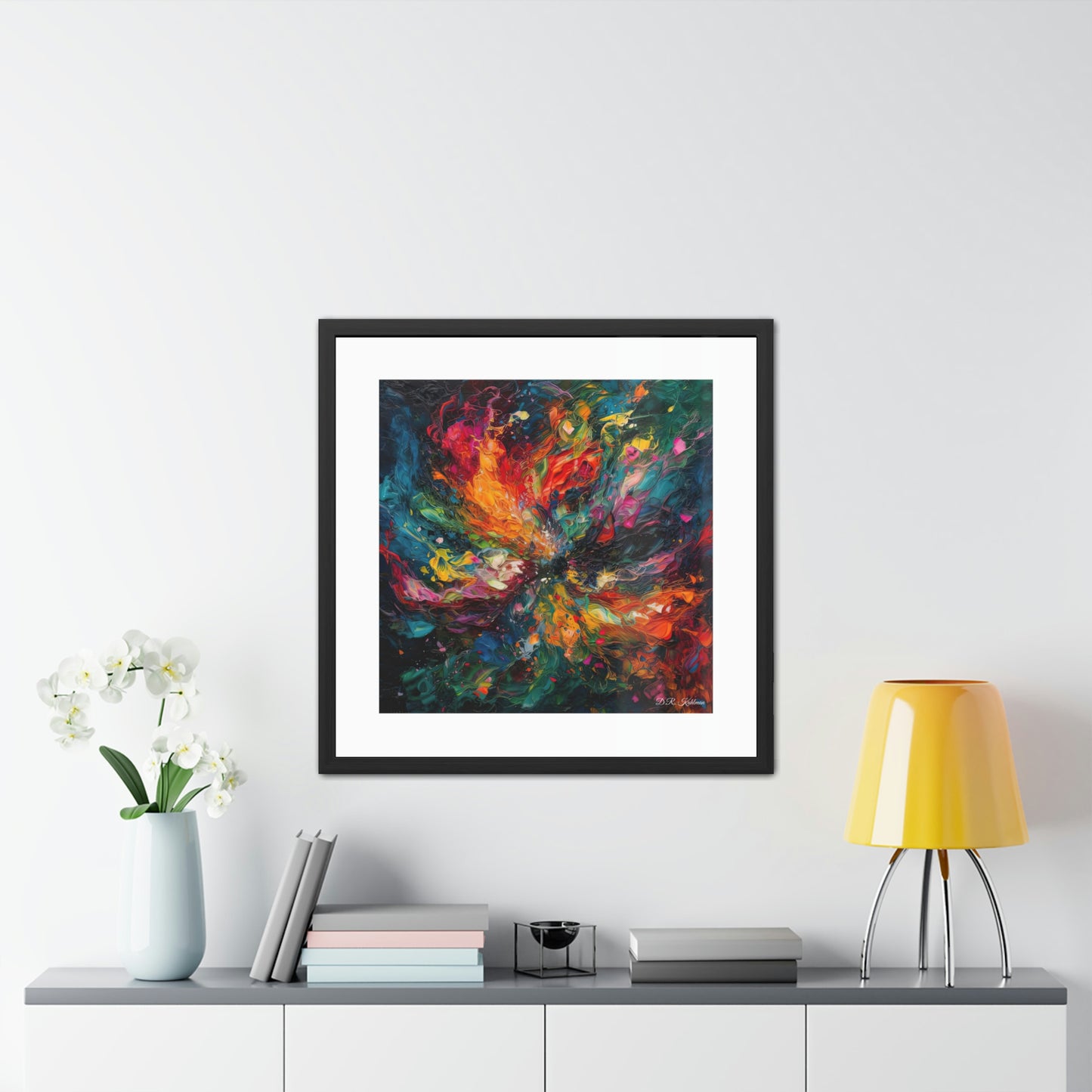 Colorized Dark Energy - Framed Fine Art Print