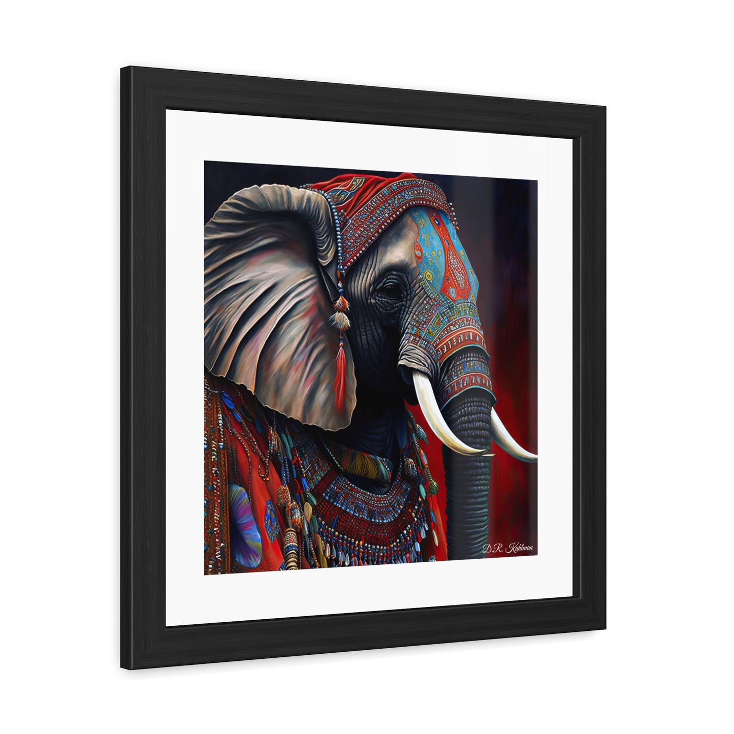 Elephant King - Framed Fine Art Print