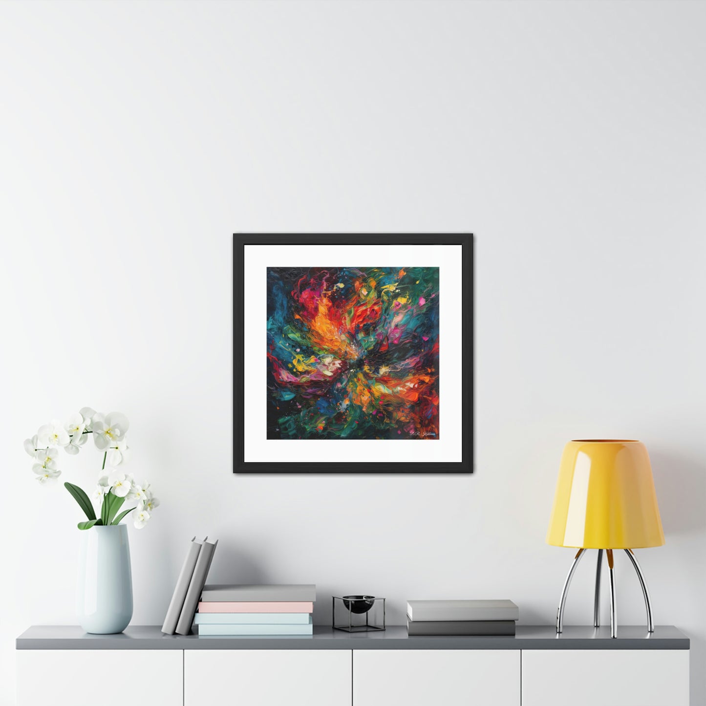 Colorized Dark Energy - Framed Fine Art Print