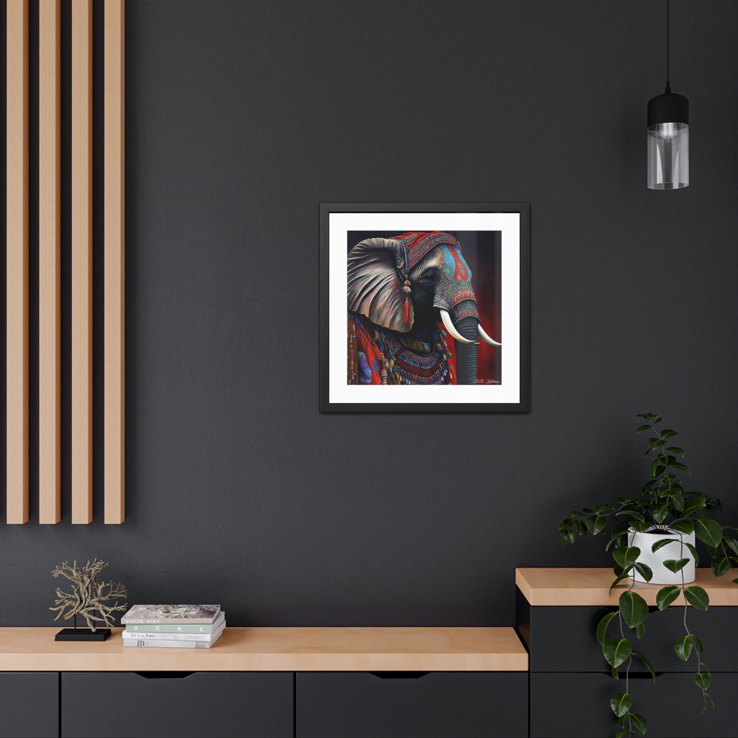 Elephant King - Framed Fine Art Print