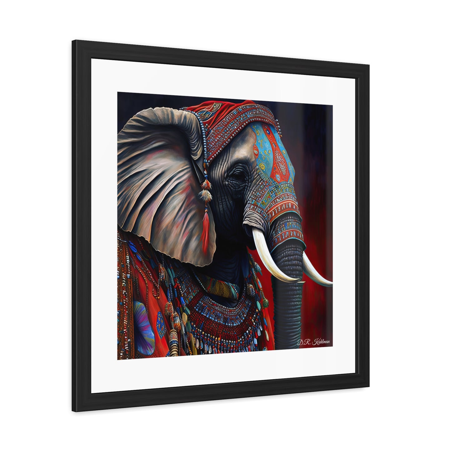 Elephant King - Framed Fine Art Print