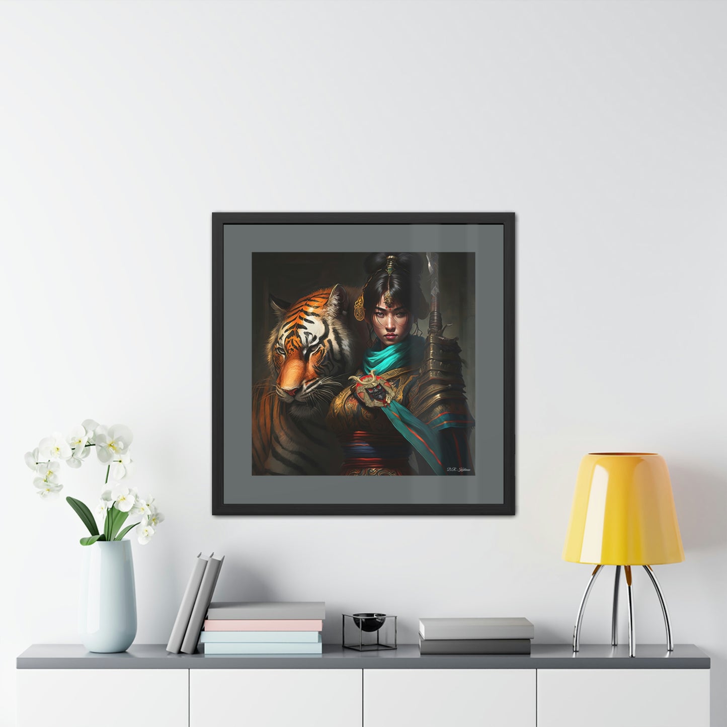 Bengal Tiger Goddess - Framed Fine Art Print