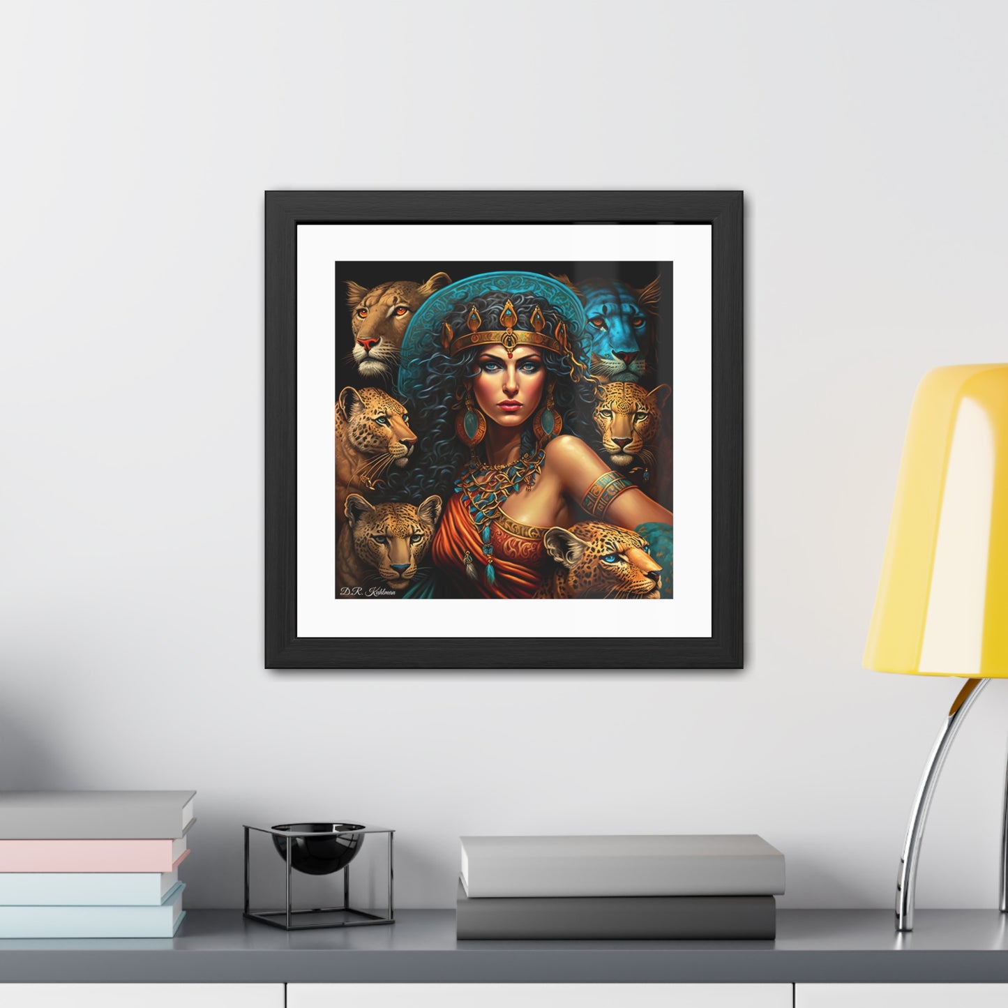 Cleopatra's Cats - Framed Fine Art Print