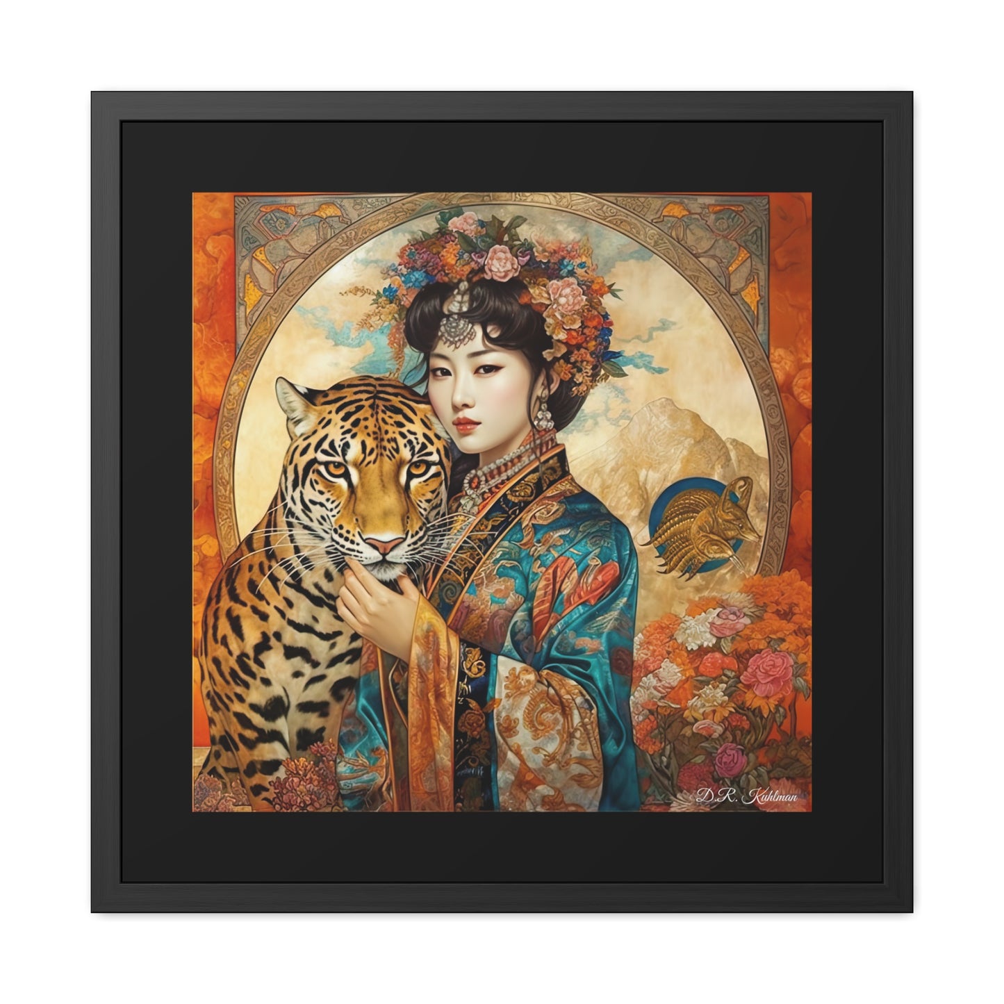 Korean Cat Queen - Framed Fine Art Print