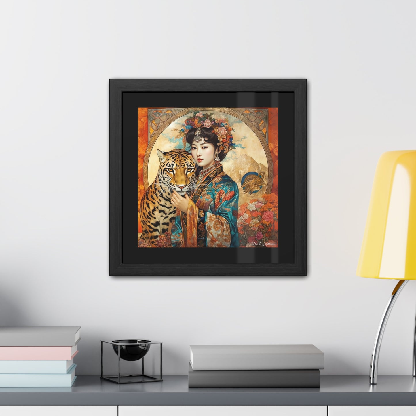 Korean Cat Queen - Framed Fine Art Print