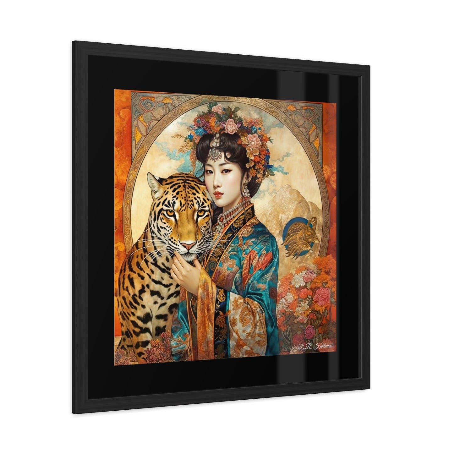 Korean Cat Queen - Framed Fine Art Print