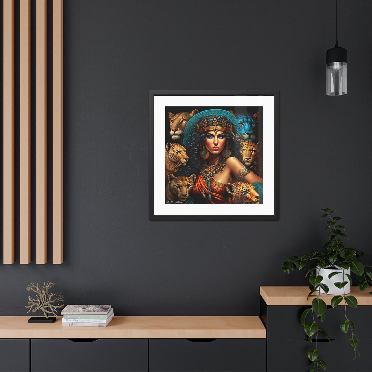 Cleopatra's Cats - Framed Fine Art Print