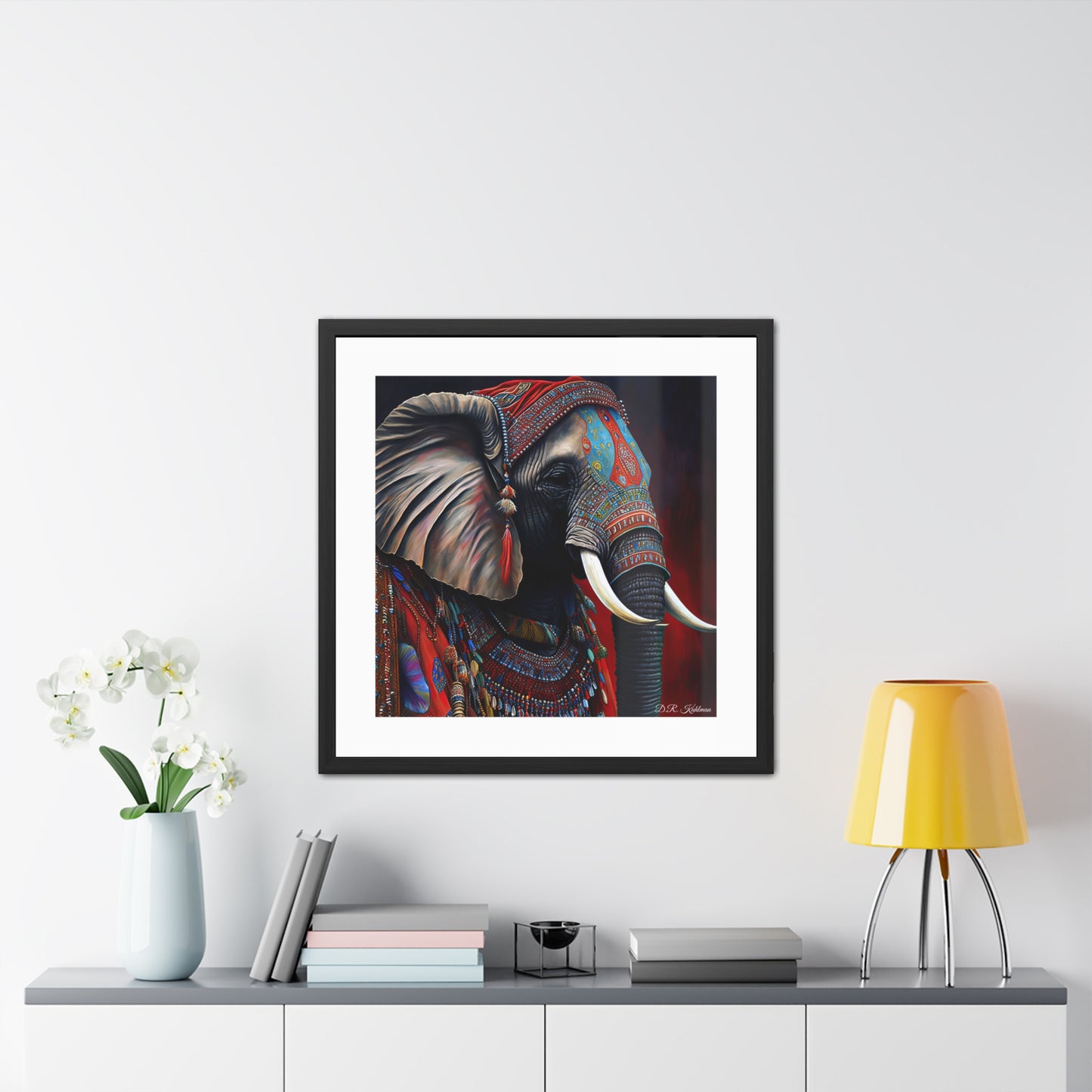 Elephant King - Framed Fine Art Print