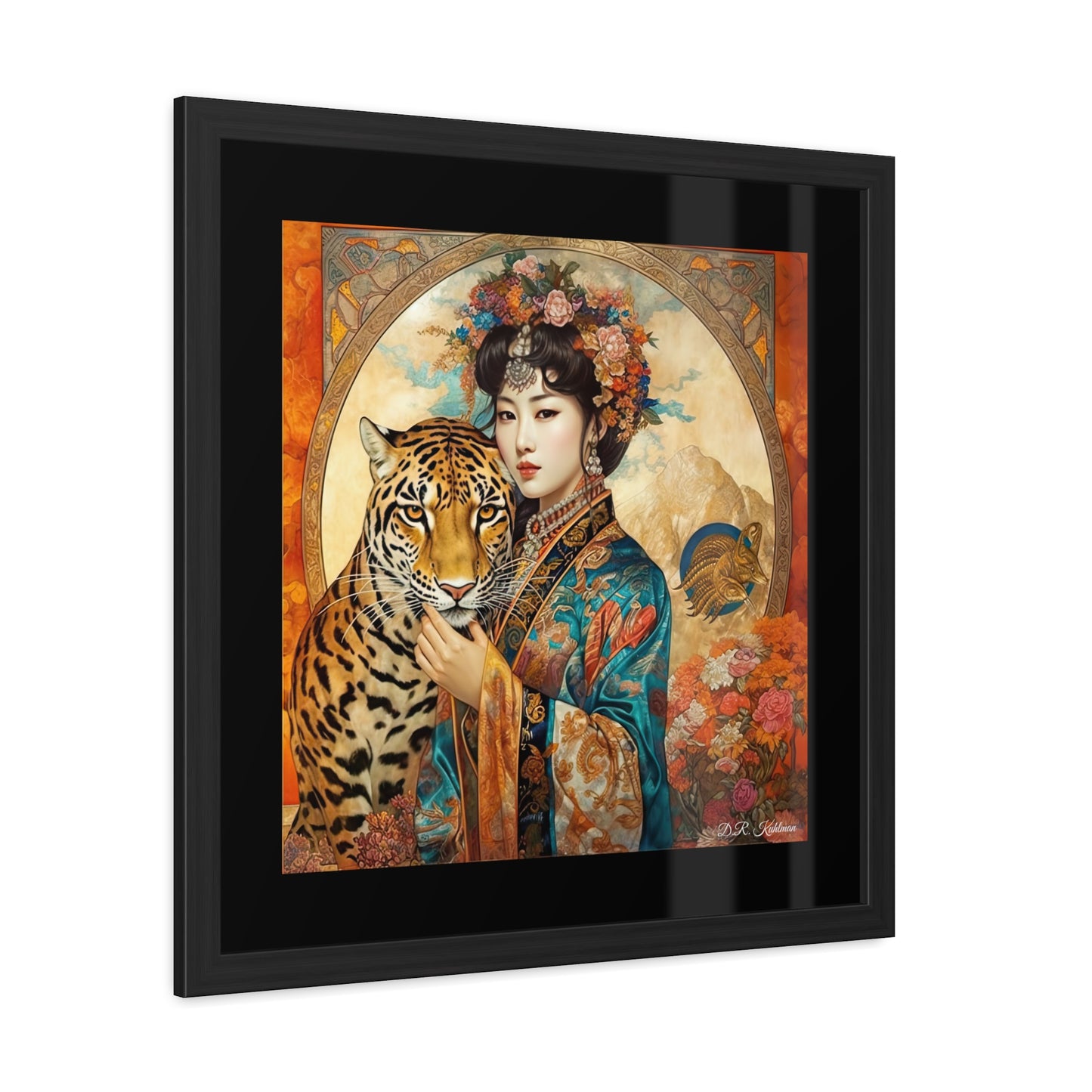 Korean Cat Queen - Framed Fine Art Print