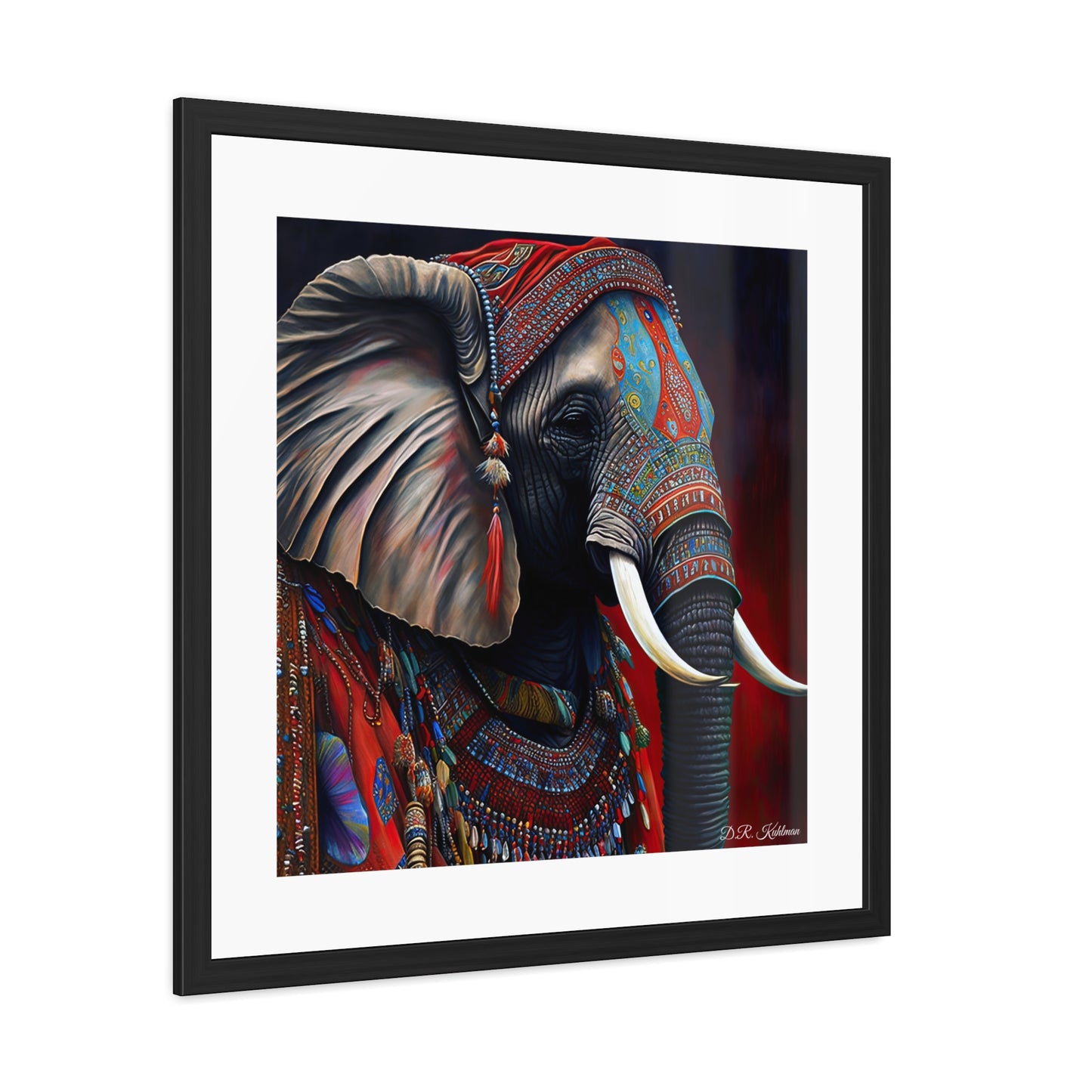 Elephant King - Framed Fine Art Print