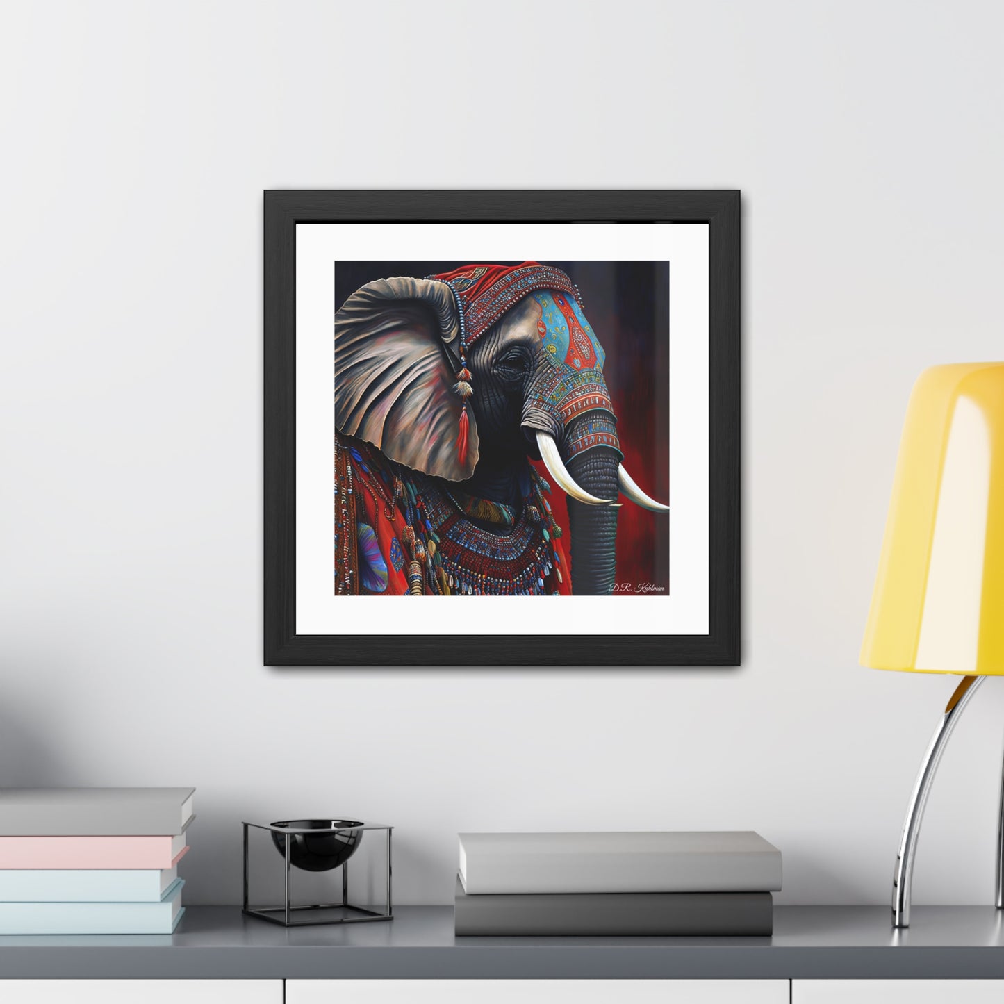 Elephant King - Framed Fine Art Print