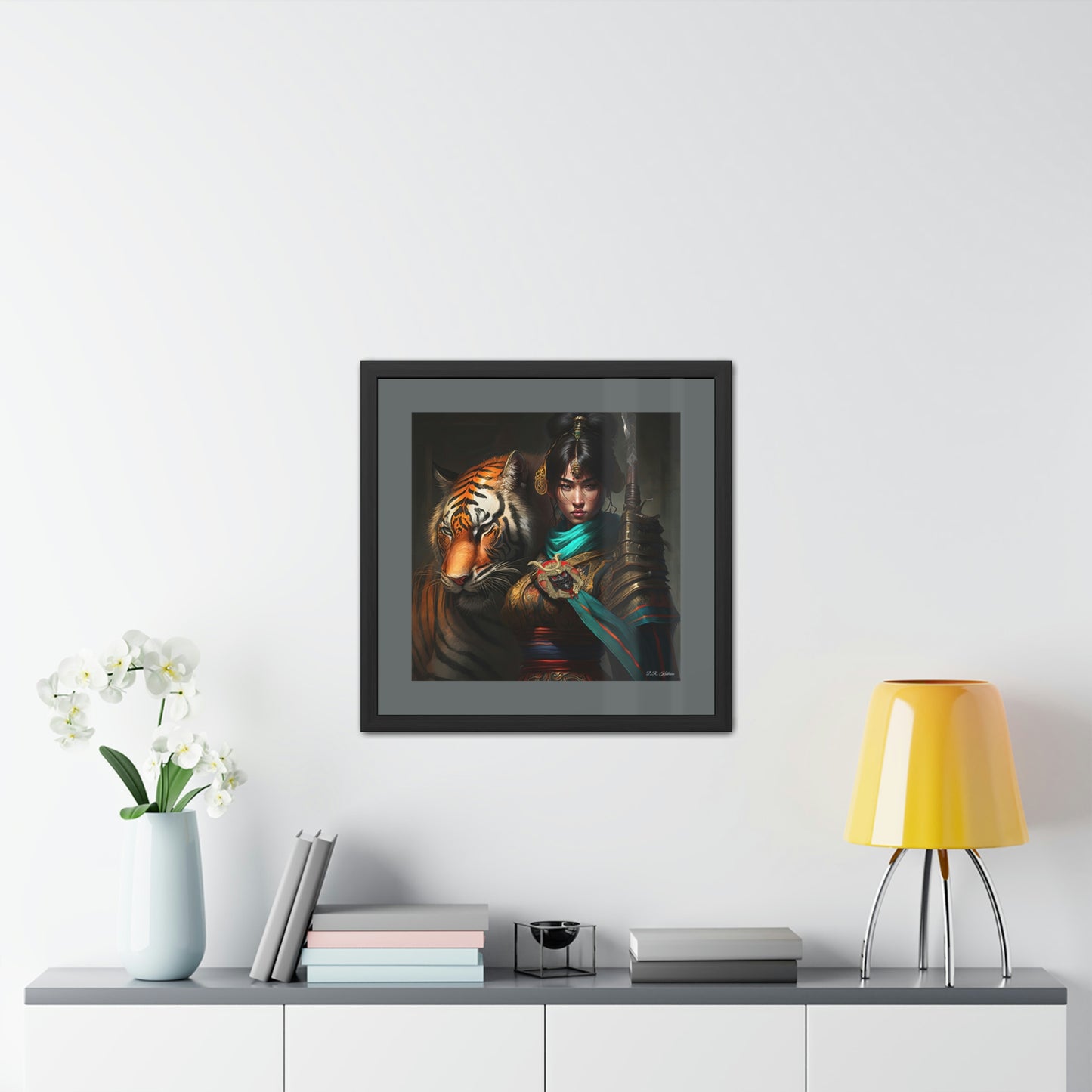 Bengal Tiger Goddess - Framed Fine Art Print