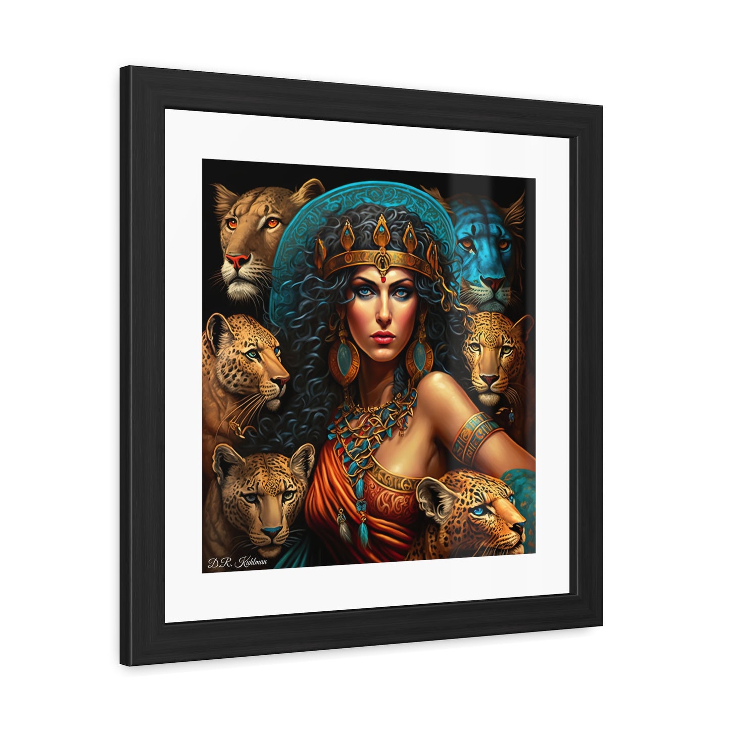 Cleopatra's Cats - Framed Fine Art Print