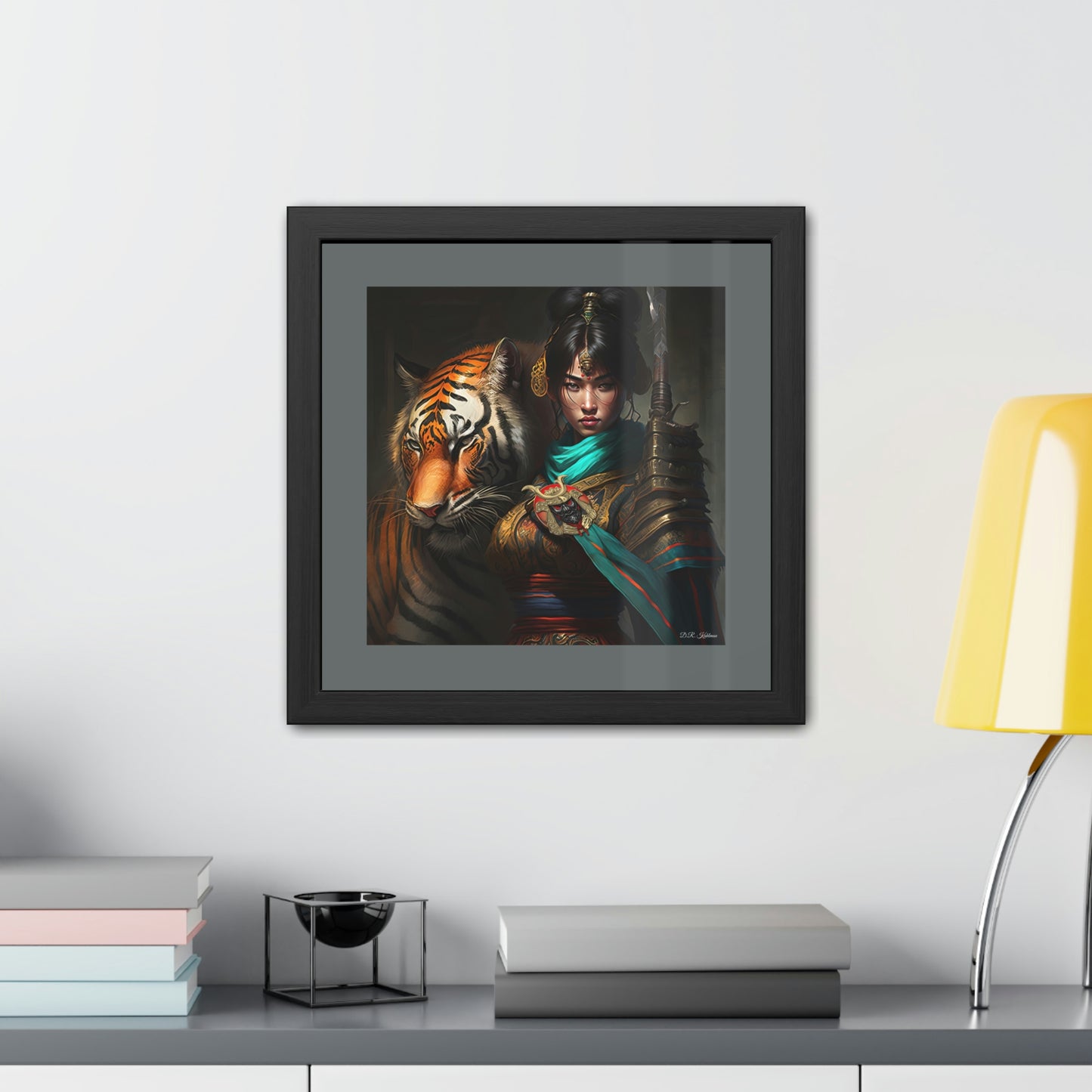 Bengal Tiger Goddess - Framed Fine Art Print