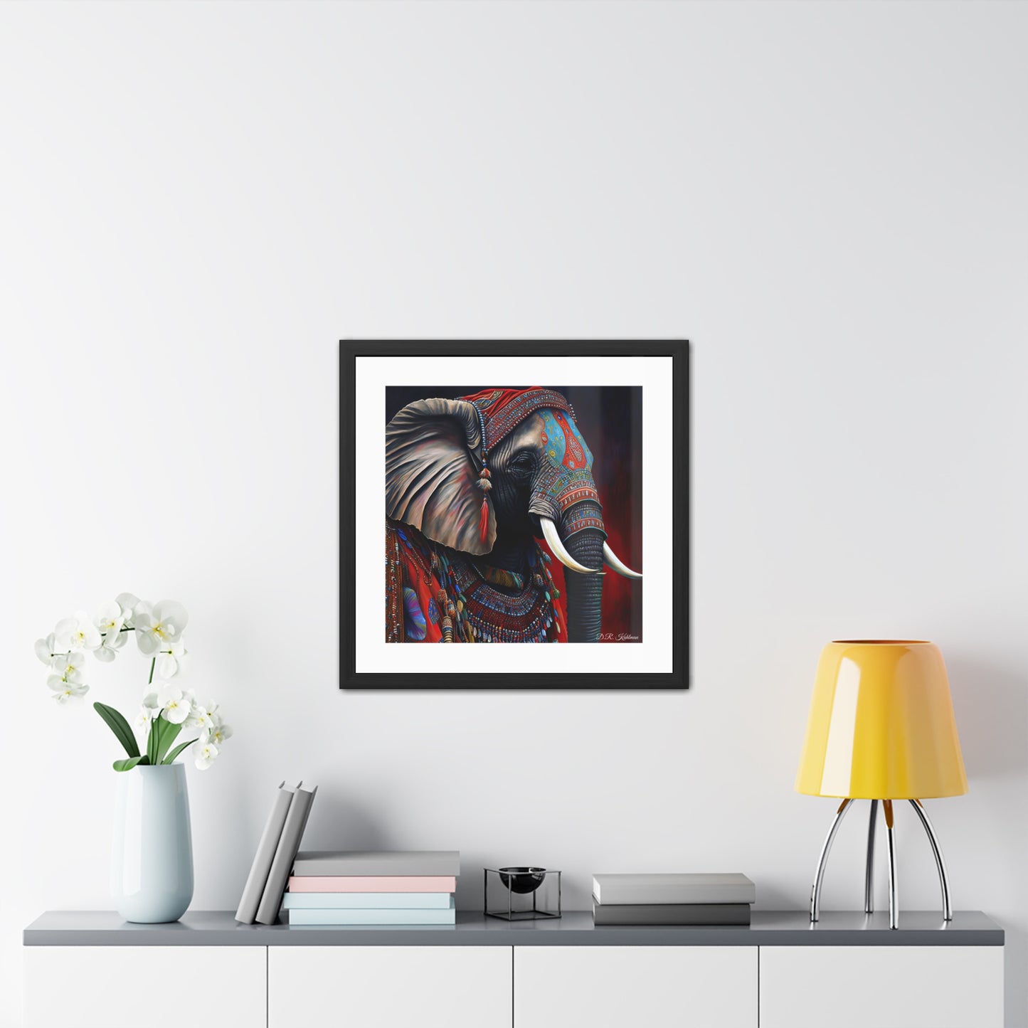 Elephant King - Framed Fine Art Print